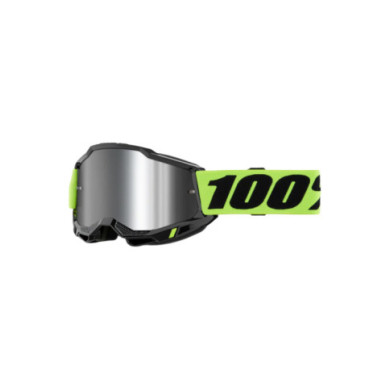 100percent 100% Accuri 2 Junior Goggle Neon Yellow - Silver Mirror Lens