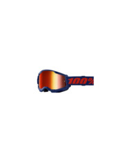 100percent 100% Strata 2 Goggle Navy - Red Mirror Lens