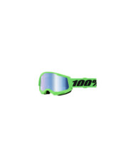 100percent 100% Strata 2 Goggle Neon Green - Blue Mirror Lens