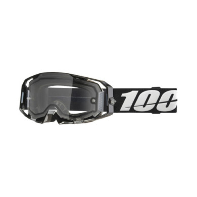 100percent 100% Armatic Enduro Moto Dual Pane Goggle Black - Clear Lens