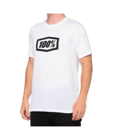 100percent 100% ICON Short Sleeve Tee white