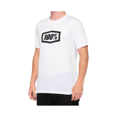 100percent 100% ICON Short Sleeve Tee white
