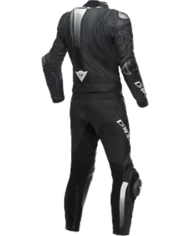 Dainese Cuir combinaisons perf. 2pcs. Laguna Seca 5 noir-blanc