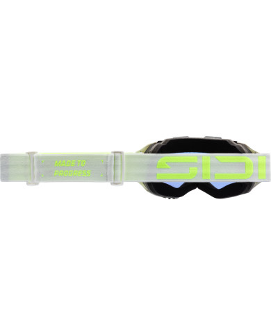 SIDI MX Brille Fulmen Mirror weiss-fluo gelb-gold
