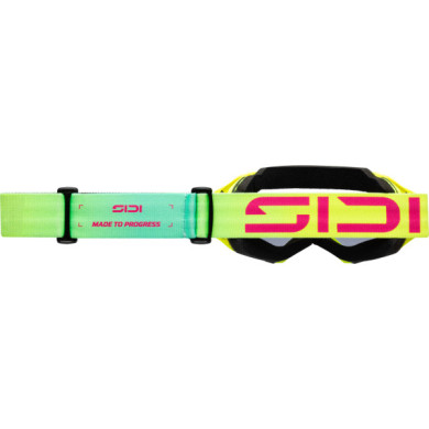 SIDI MX Brille Gravix Smoke fluo gelb- grün-pink