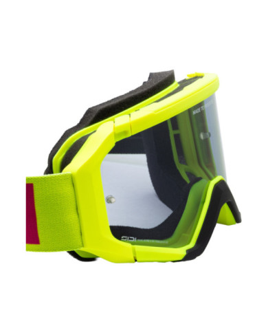 SIDI MX Brille Gravix Smoke fluo gelb- grün-pink