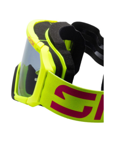 SIDI MX Brille Gravix Smoke fluo gelb- grün-pink