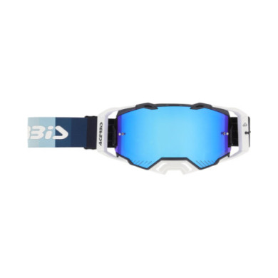 Acerbis Vulcan Goggle Black White - Mirror Blue