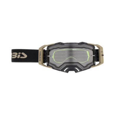 Acerbis Vulcan Enduro Goggle Black Brown - Clear