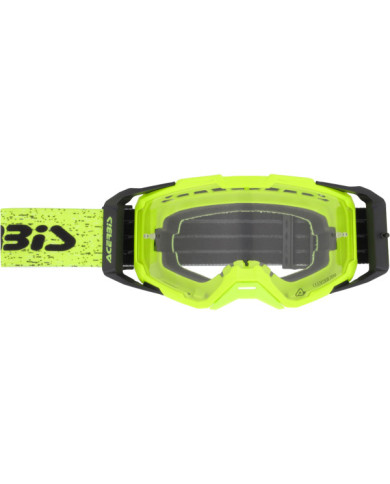 Acerbis Vitrion Goggle Yellow Fluo - Clear