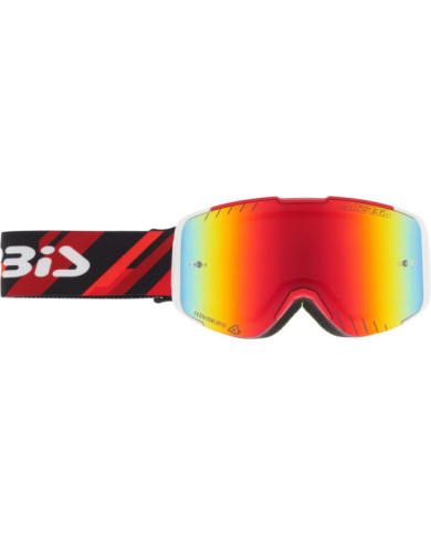 Acerbis Vanguard KID Goggle Red White - Mirror Red