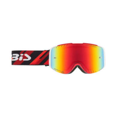 Acerbis Vanguard KID Goggle Red White - Mirror Red