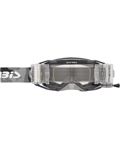 Acerbis Vortex Goggle + Roll Off Camou - Clear