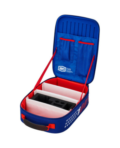 100percent Étui à lunettes de protection Patriot blue