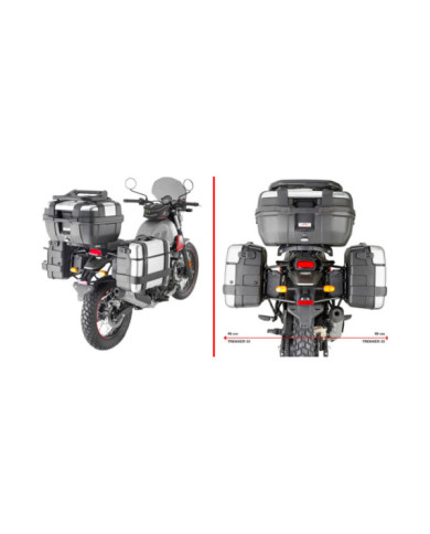 GIVI Support de valises latérales spécifique pour MONOKEY® ou RET