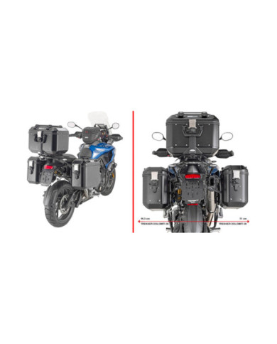 GIVI Spezifischer Seitenkofferträger PL ONE-FIT für die Konfigura