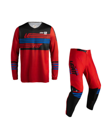 Leatt Ride Kit Moto 3.5 V27 stripes red-black-blue
