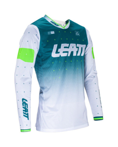 Leatt Jersey Moto 4.5 Lite Acid Fuel weiss-grün-lime