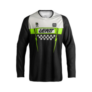 Leatt Jersey Moto 4.5 Lite V27 speed black-white-yellow