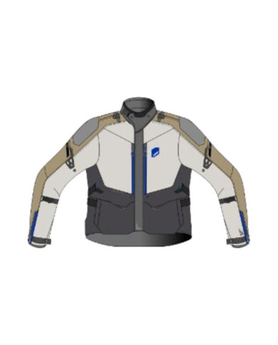 Leatt Adventure Jacket ADV DriTour 7.5 Evo V27 graphitegrey-darkgrey-sand