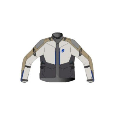 Leatt Adventure Jacket ADV DriTour 7.5 Evo V27 hellgrau-dunkelgrau-sand