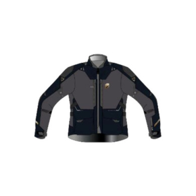 Leatt Adventure Jacket ADV FlowTour 7.5 Evo V27 grau-schwarz