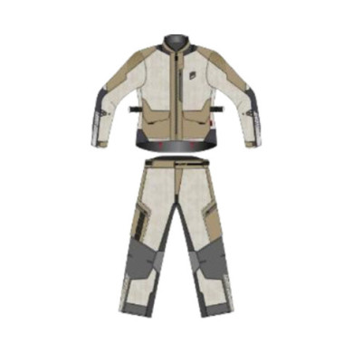 Leatt Adventure Ride Kit ADV FlowTour 3.5 V27 sand braun-grau