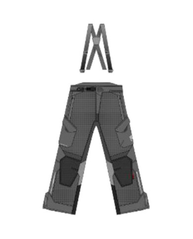 Leatt Adventure Pant ADV FlowTour 7.5 Evo V27 grau-schwarz
