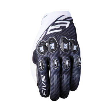 Five Gloves Handschuhe Stunt Evo 2 fiber schwarz weiss