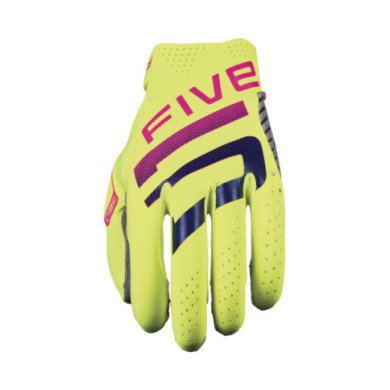 Five Gloves Handschuhe MXF Race neon gelb pink
