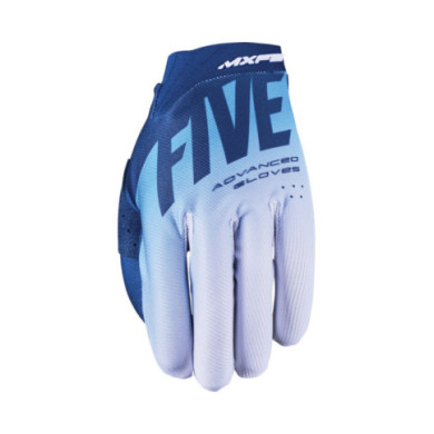 Five Gloves Handschuhe MXF2 Evo weiss hellblau blau