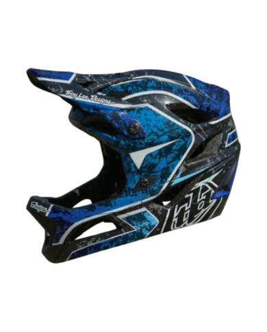 Troy Lee Designs Stage 2 Helmet - Wrapped Up noir-bleu XS