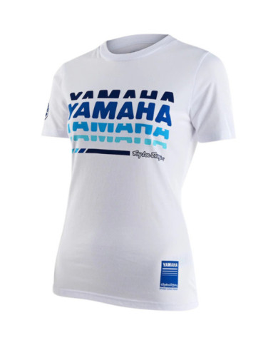 Troy Lee Designs Womens T-Shirt - YAMAHA weiss