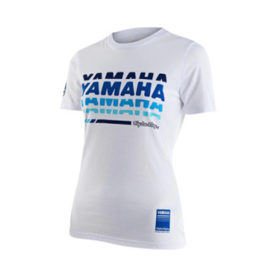 Troy Lee Designs Womens T-Shirt - YAMAHA weiss