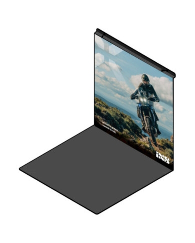 iXS iXS shelf 30x30cm single magnet visual MOTO Graphic