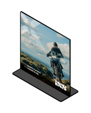 iXS iXS visual stand 22x22cm double magnet visual MOTO Graphic