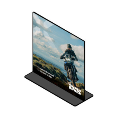 iXS iXS visual stand 22x22cm double magnet visual MOTO Graphic