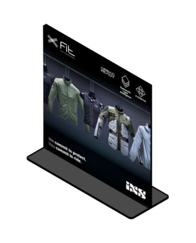 iXS iXS visual stand 22x22cm double magnet visual MOTO X-Fit