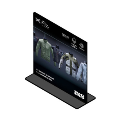 iXS iXS visual stand 22x22cm double magnet visual MOTO X-Fit