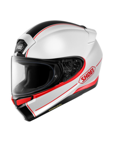 SHOEI Casque intégral NXR3 Burnside TC-1 blanc-noir-rouge