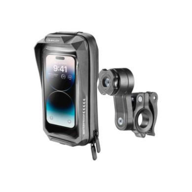 Interphone Kit Quiklox : étui étanche Pro et support de guidon