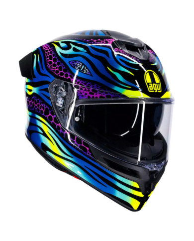 AGV Integralhelm K5 Viverna blau-violet-gelb