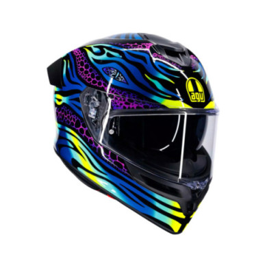 AGV Integralhelm K5 Viverna blau-violet-gelb