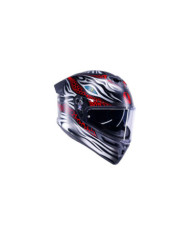 AGV Integralhelm K5 Viverna matt-schwarz-grau-rot