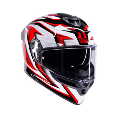 AGV Integralhelm K5 Zenithar schwarz-weiss-rot