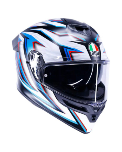 AGV Casque intégral K5 Zenithar noir-mat-blanc-bleu