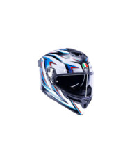 AGV Casque intégral K5 Zenithar noir-mat-blanc-bleu