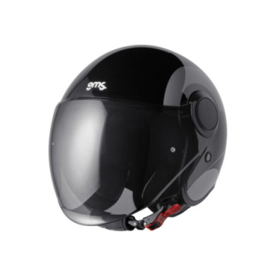 gms Casque ouvert Art.Code.E1 noir-gris clair gris