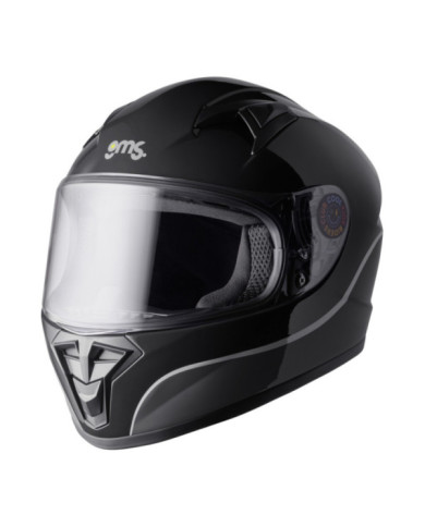 gms Casque Intégral BUZZER - KIDS CLUB (53 54) noir-gris