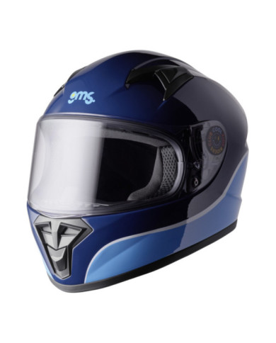 gms Integralhelm BUZZER - KIDS CLUB blau-hellblau